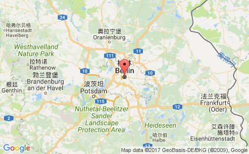 德國港口柏林berlin港口地圖