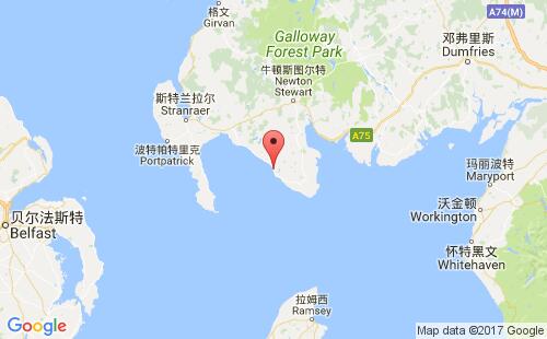 英國港口威廉港port william港口地圖