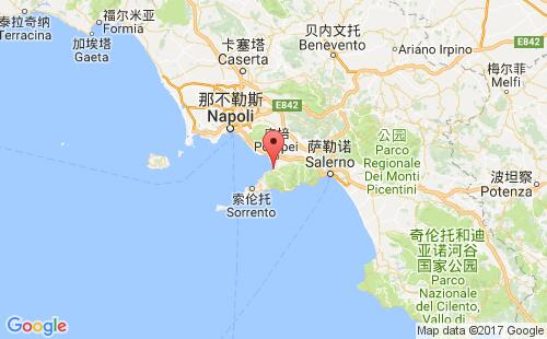 意大利港口斯塔比亞海堡castellammare di stabia港口地圖