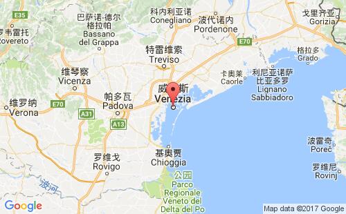 意大利港口威尼斯venezia港口地圖