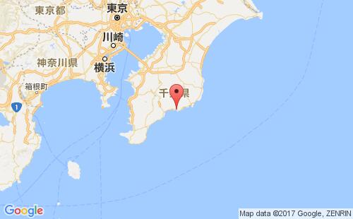 日本港口內(nèi)浦uchiura港口地圖