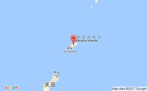 北馬里亞納群島港口羅塔島rota,mp港口地圖