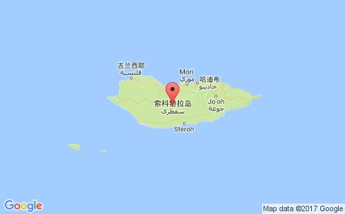 也門港口索科特拉島socotra island港口地圖